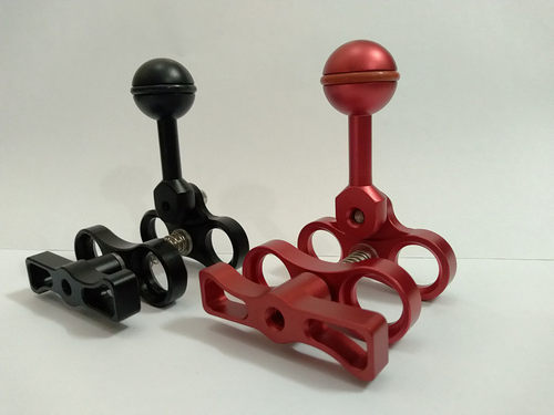 DIY 铝合金多功能蝴蝶夹 球头夹 三头蝴蝶夹 两头蝴蝶夹