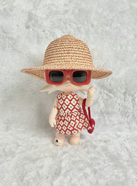 zsiga娃衣嘎子姐夏威夷田园风1/8分可动人偶连衣裙红色hacipupu