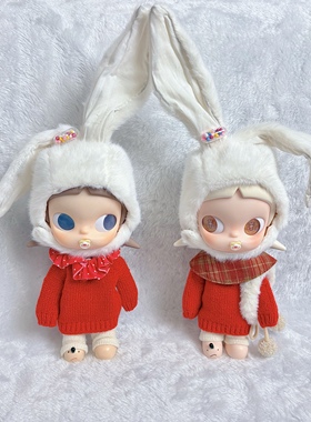 Zsiga娃衣嘎子姐1/8可动人偶一二代适用嘎姐新年红色毛衣套装