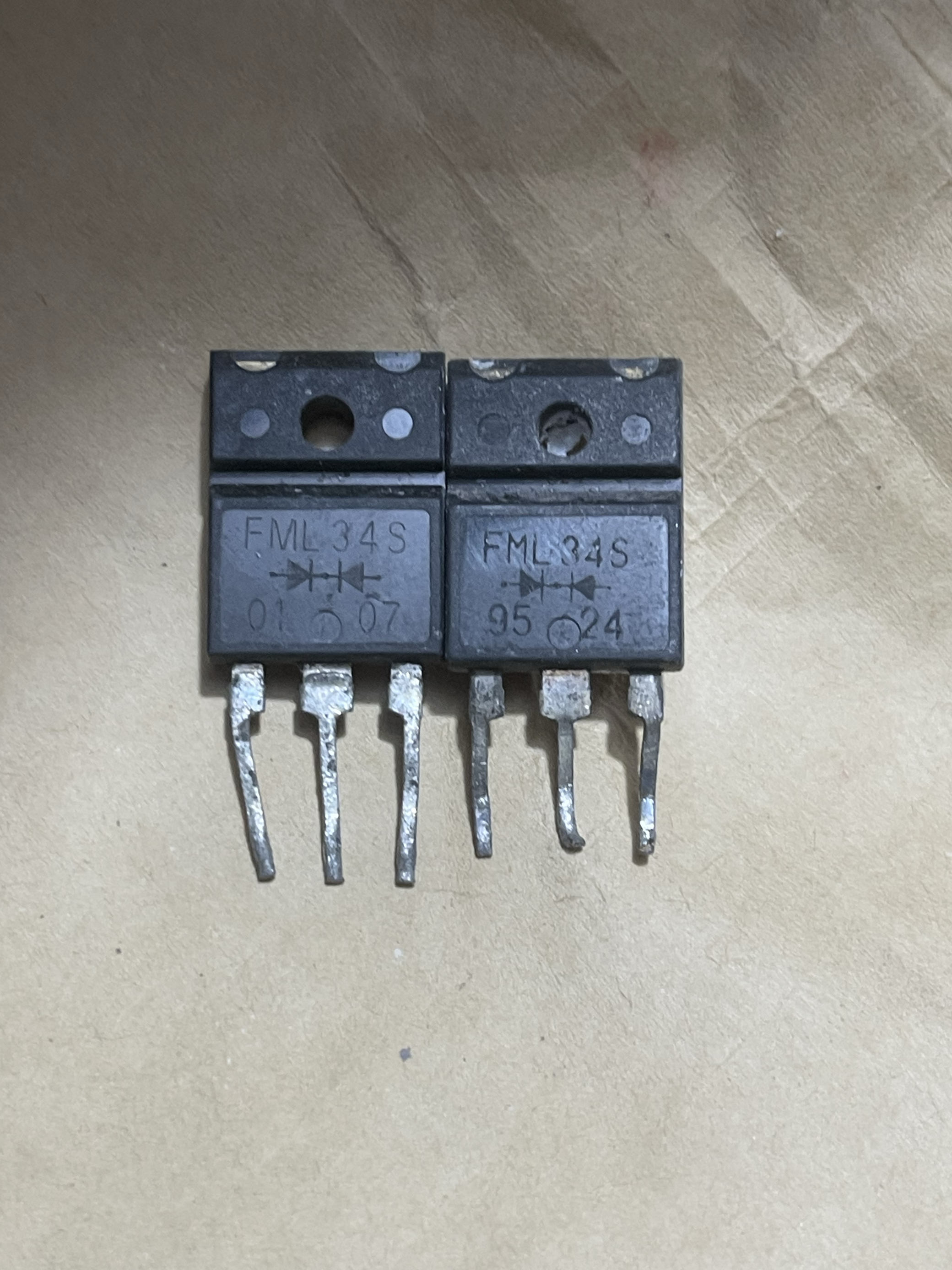 FML34S 进口拆机快恢复管 测好