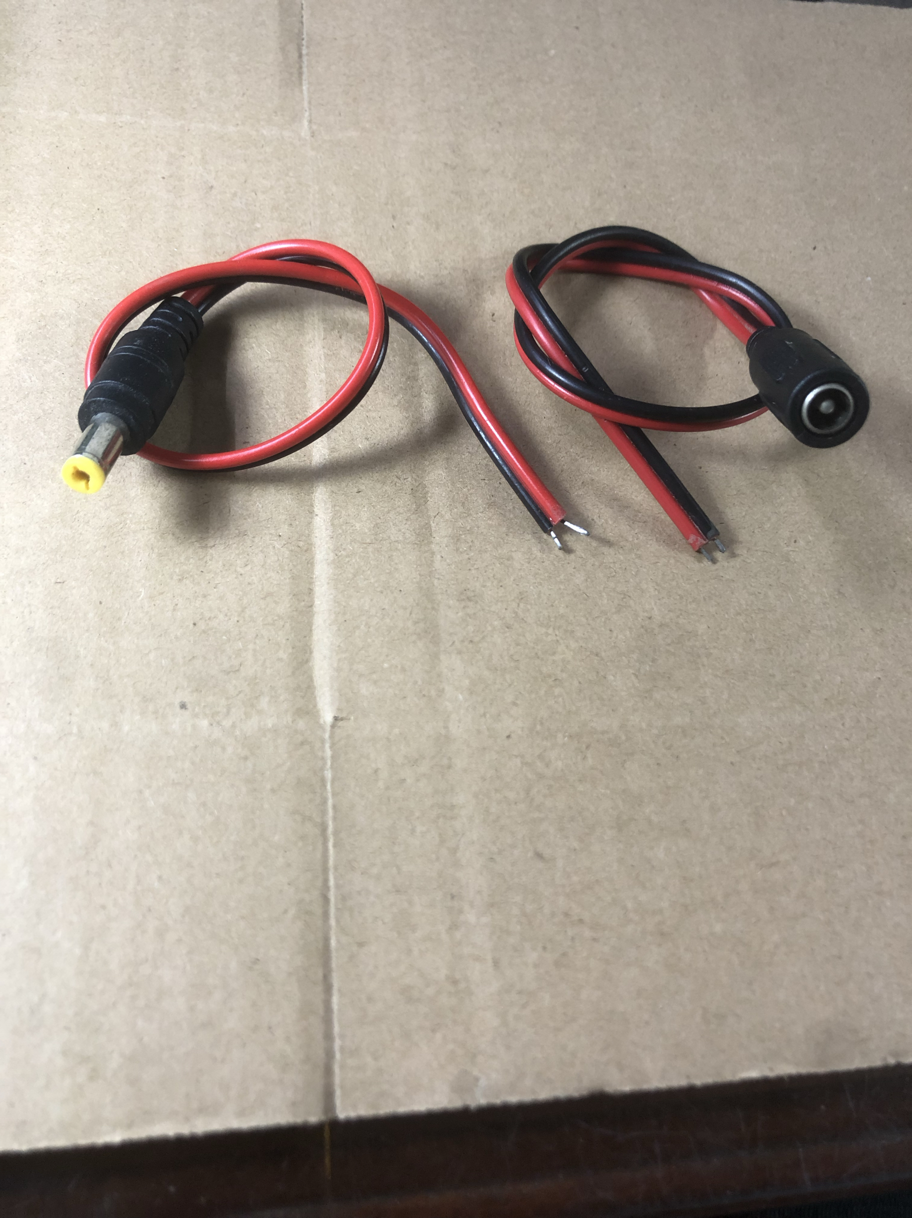 DC电源线dc公头线dc母头线5521母头电源线摄像头电源头20cm直流线