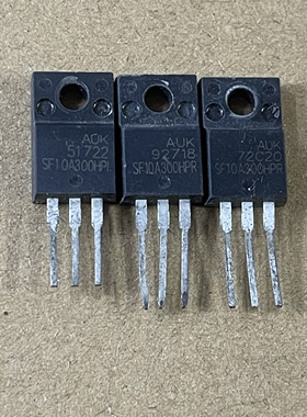 SF10A300HPR TO-2220F 原装进口拆机AUK牌子 10A/300V