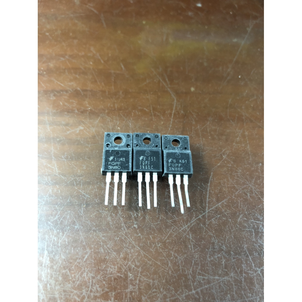 原装进口FQPF3N80C拆机TO-220