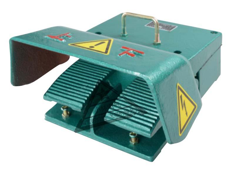 明德脚踏开关MDYDT1-14 双联铸铁 带手柄脚踏开关 冲床折弯机脚踏