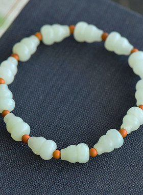 新疆和田玉福禄手串女款