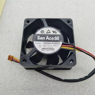 6025 三洋全新SANYO 0.08A 24V 6CM变频器风扇3线 109R0624S4D01
