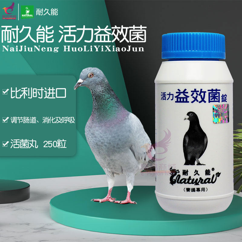 耐久能【活力益效菌锭】250粒/鸽子/酵素活菌丸/耐久能活菌鸽药