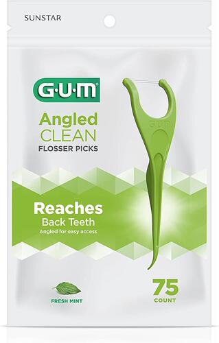 gum后牙牙线棒后槽牙Y型牙垢牙周