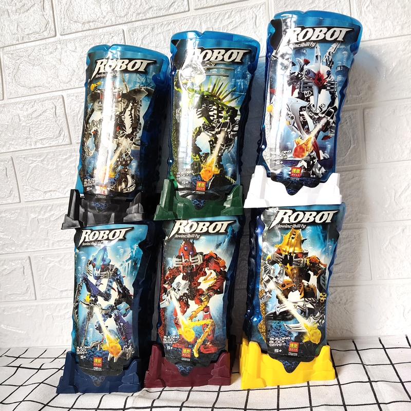 兼容乐高生化战士百鳍军阀积木