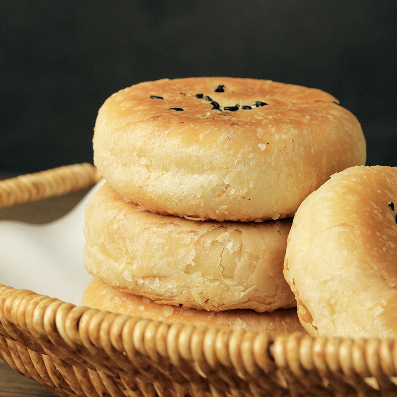 老潮夫绿豆饼正宗潮汕传统手工糕点潮州饼茶配零食小吃