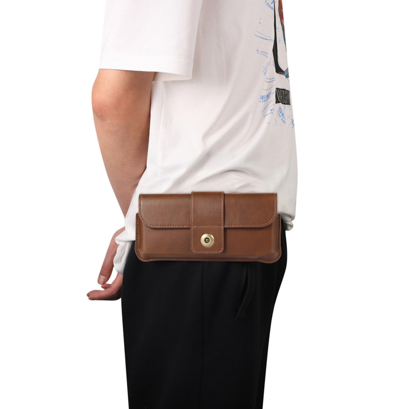 适用三星Galaxy zFold3折叠屏手机套fold2穿皮带挂腰包华为XS横袋