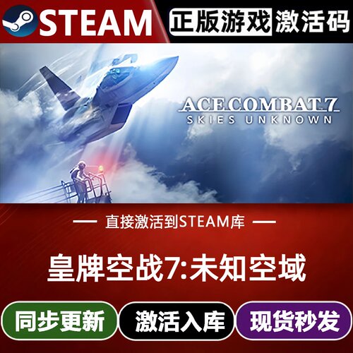 皇牌空战7:未知空域全球Steam激活码CDKey入库全DLC模拟飞行游戏