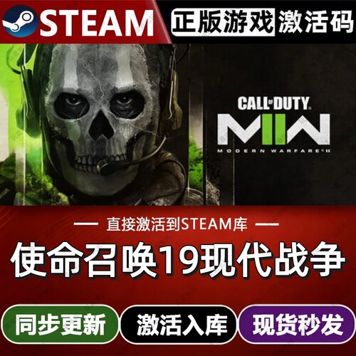 使命召唤19现代战争2 steam游戏COD19单机剧情战役模式兑换码入库