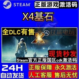 X4基石 正版Steam激活码CDKey入库 X4 Foundations 全DLC模拟游戏