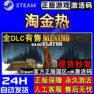 淘金热正版Steam激活码CDKey入库全DLC游戏Gold Mining Simulator