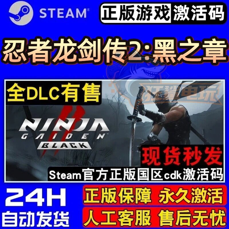 忍者龙剑传2黑之章 Steam CDKey激活码NINJA GAIDEN 2 Black 游戏