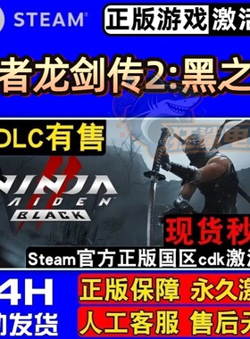 忍者龙剑传2黑之章 Steam CDKey激活码NINJA GAIDEN 2 Black 游戏