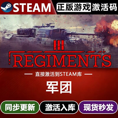 军团全球区Steam激活码CDKey入库全球Regiments全DLC模拟策略游戏