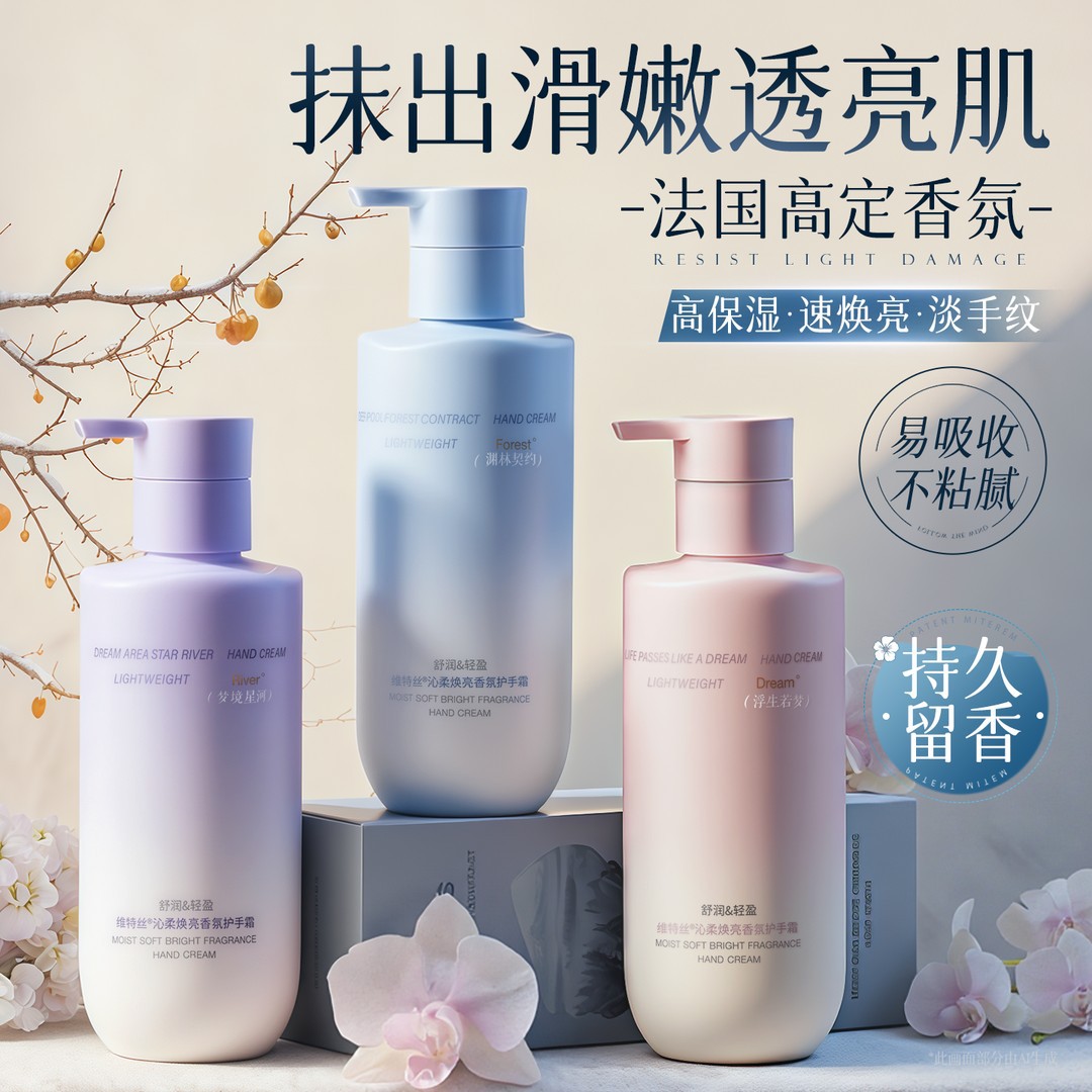 维特丝护手霜秋冬季滋润补水保湿防干燥清爽不油腻护手霜持久留香