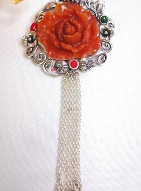 时尚风台湾工艺翡翠珠宝吊坠