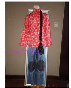 京剧李铁梅服装演出服红灯记丫鬟布衣戏服