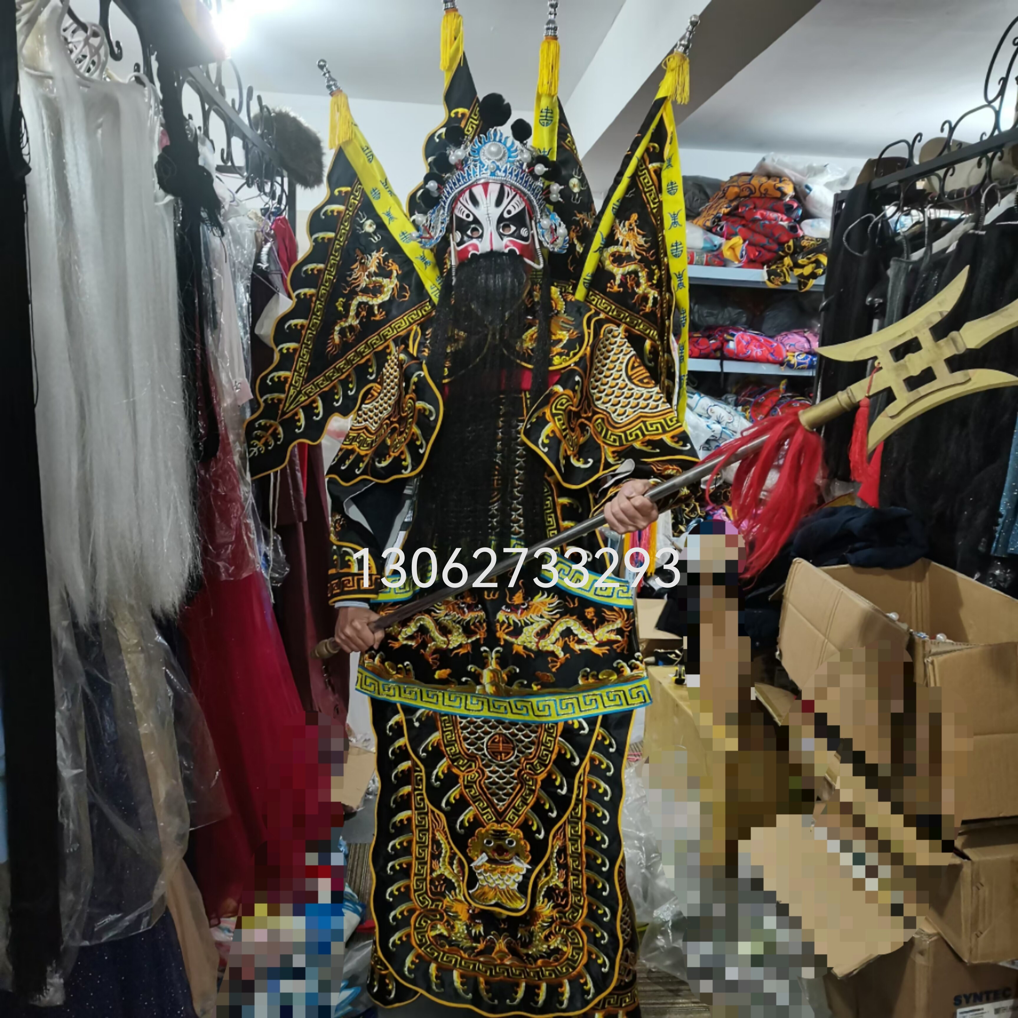 出租京剧戏服霸王别姬穆桂英挂帅国粹走秀戏服张飞戏服出租