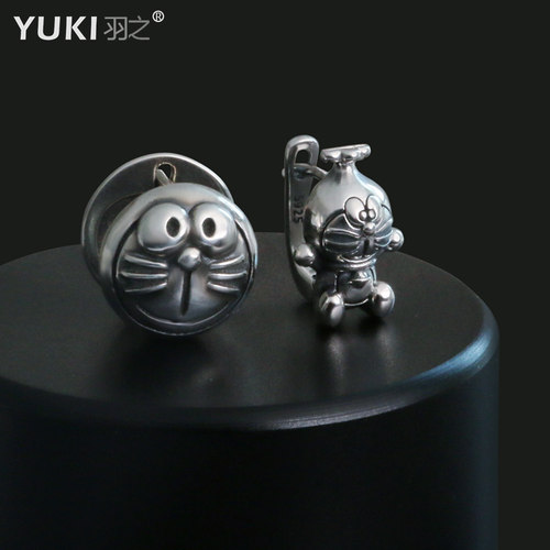 YUKI男女气质情侣叮当猫银耳扣