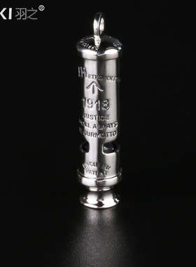 纯银项链哨子银吊坠复古小众