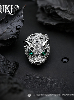 YUKI欧美饰品西装西服男士豹子胸针男气质领针领扣女配饰个性潮人