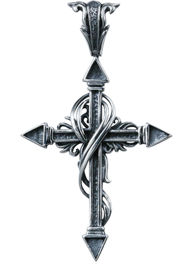 yuki男士925纯银项链哥特暗黑