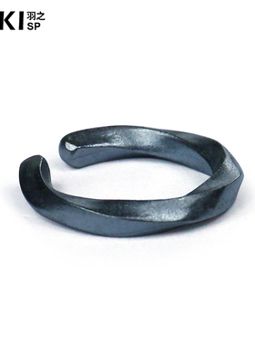 YUKI男女纯银耳夹耳廓耳骨夹无耳洞INS莫比乌斯银饰耳环简约小众