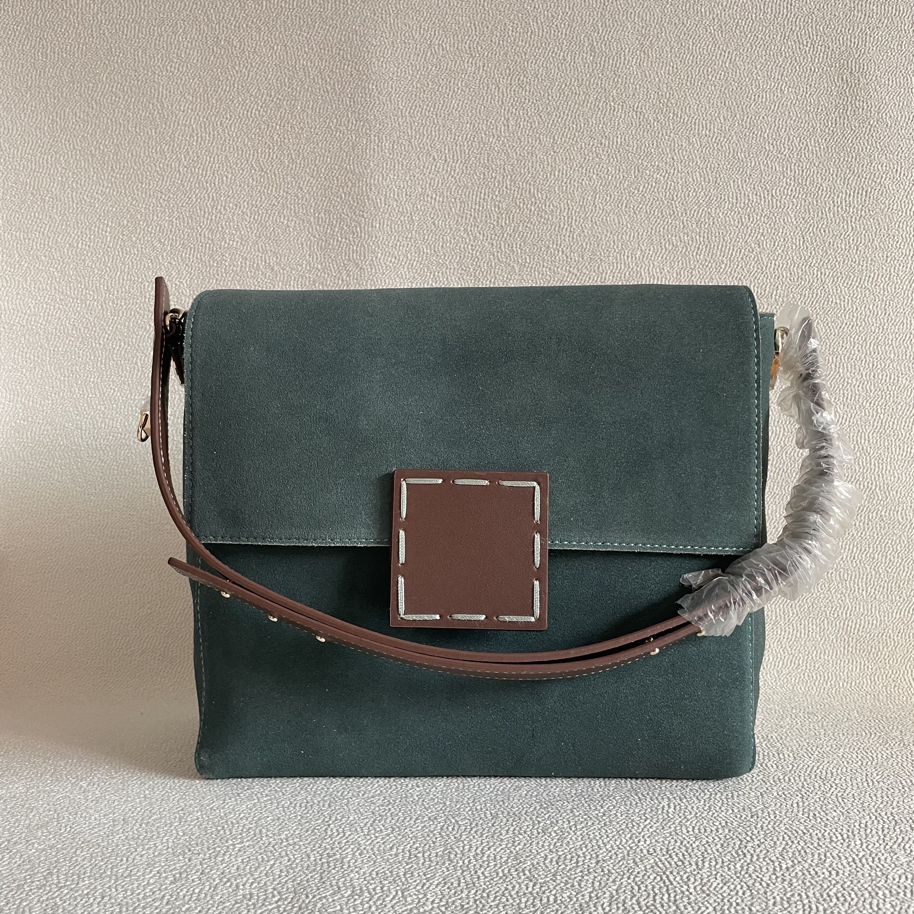 西班牙pg外贸原单磨砂牛皮手拎单肩托特包腋下包 微瑕特卖福利