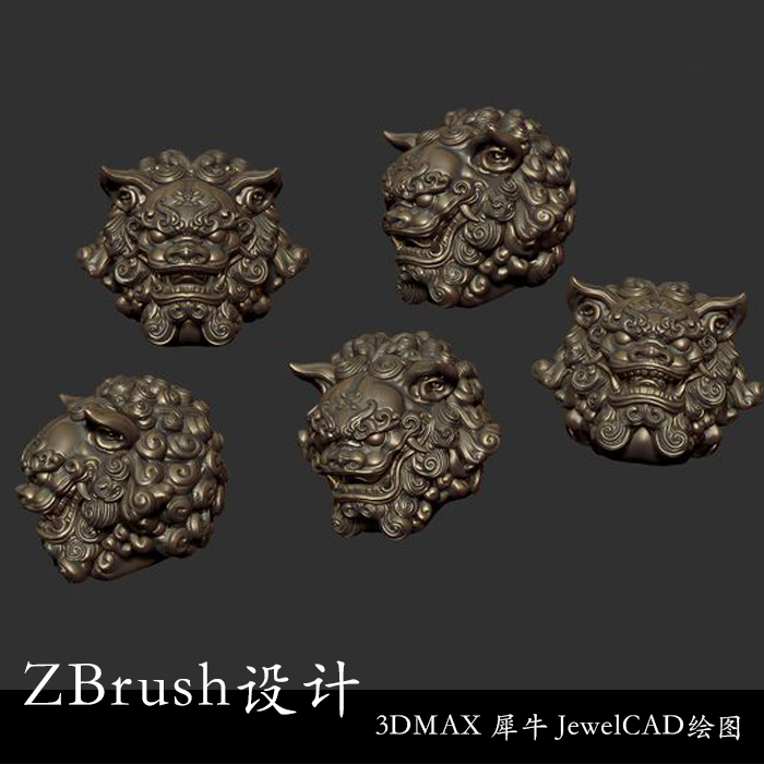 zbrush建模zb首饰珠宝代作画图JewelCAD设计犀牛设计3dmax渲染