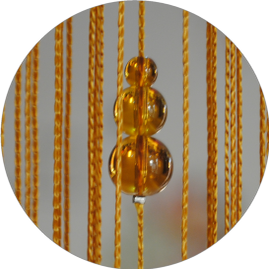 定做线帘水晶卫生间卧室餐厅隔断帘酒店装饰客厅背景帘流苏帘风水