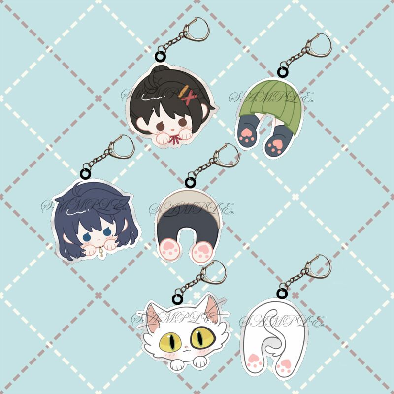 肥鲤动漫同人周边铃芽之旅周边草太/大臣双面亚克力挂件