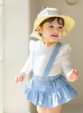 韩国女宝宝甜美长袖T恤春夏衣服