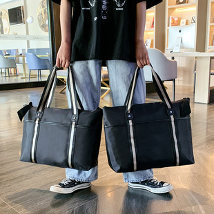 大容量手提行李包套拉杆轻便旅行袋可折叠防水收纳包单肩包健身包