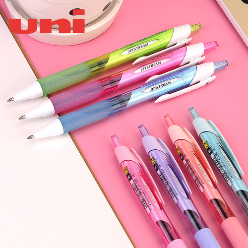 uni三菱速干按动黑色中油笔