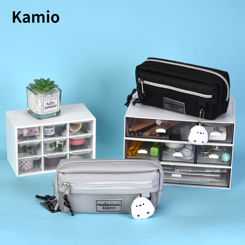 kamio山雀限定大容量防水笔袋