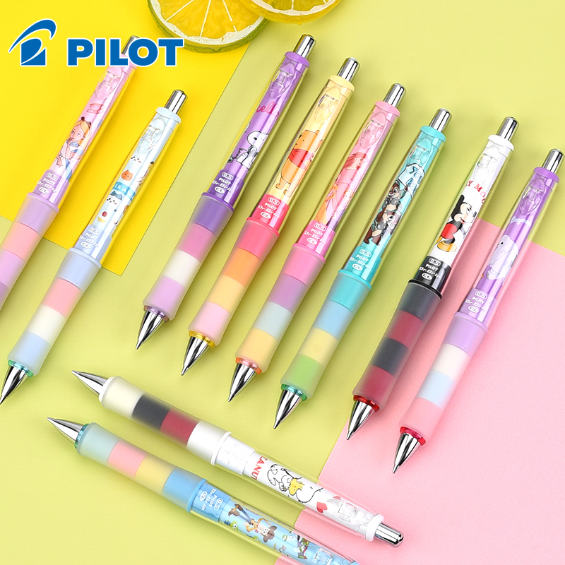 日本pilot百乐太阳星迪士尼限定款软胶摇摇铅0.5自动铅笔吉伊卡哇