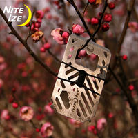 American Nite Ize Nai Ai FINANCIALTOOL bottle opener, tool wallet, multi-functional screwdriver, EDC wallet thumbnail 3