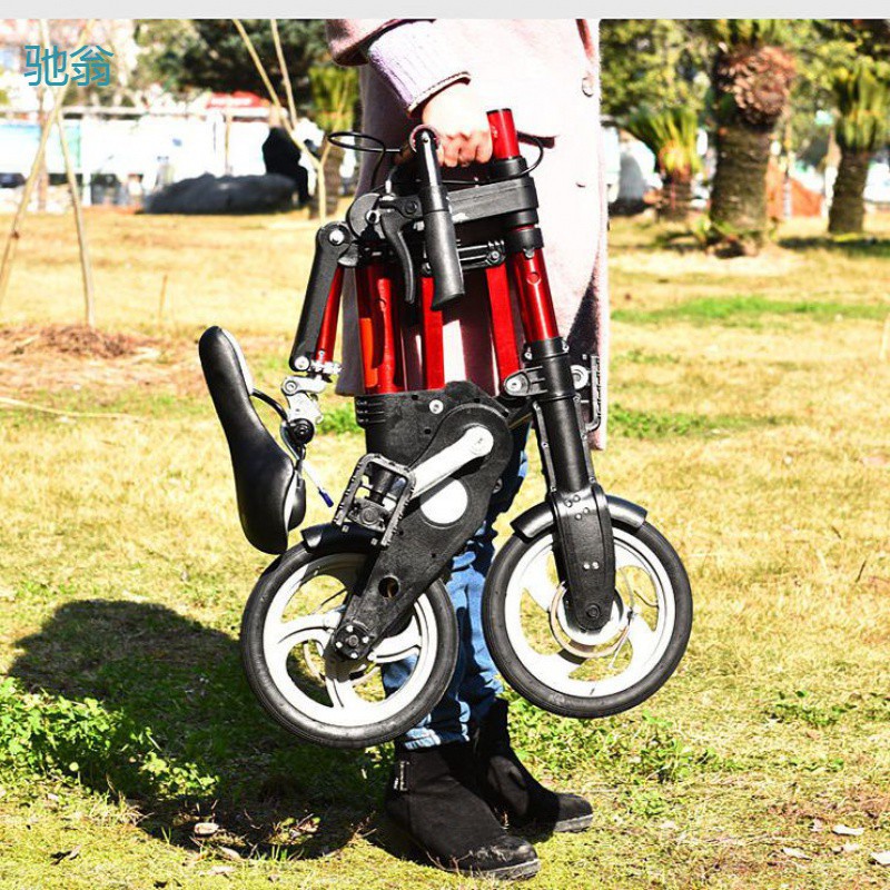 xjB升特abike折叠自行车超轻迷你男女成人自行车健身脚踏车便携单