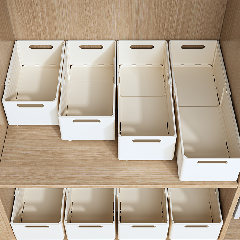 可伸缩内衣收纳盒袜子内裤贴身衣物抽屉整理盒家用三合一收纳神器,收纳整理,内衣收纳盒,淘宝优惠券,粉丝福利购,淘宝优惠卷