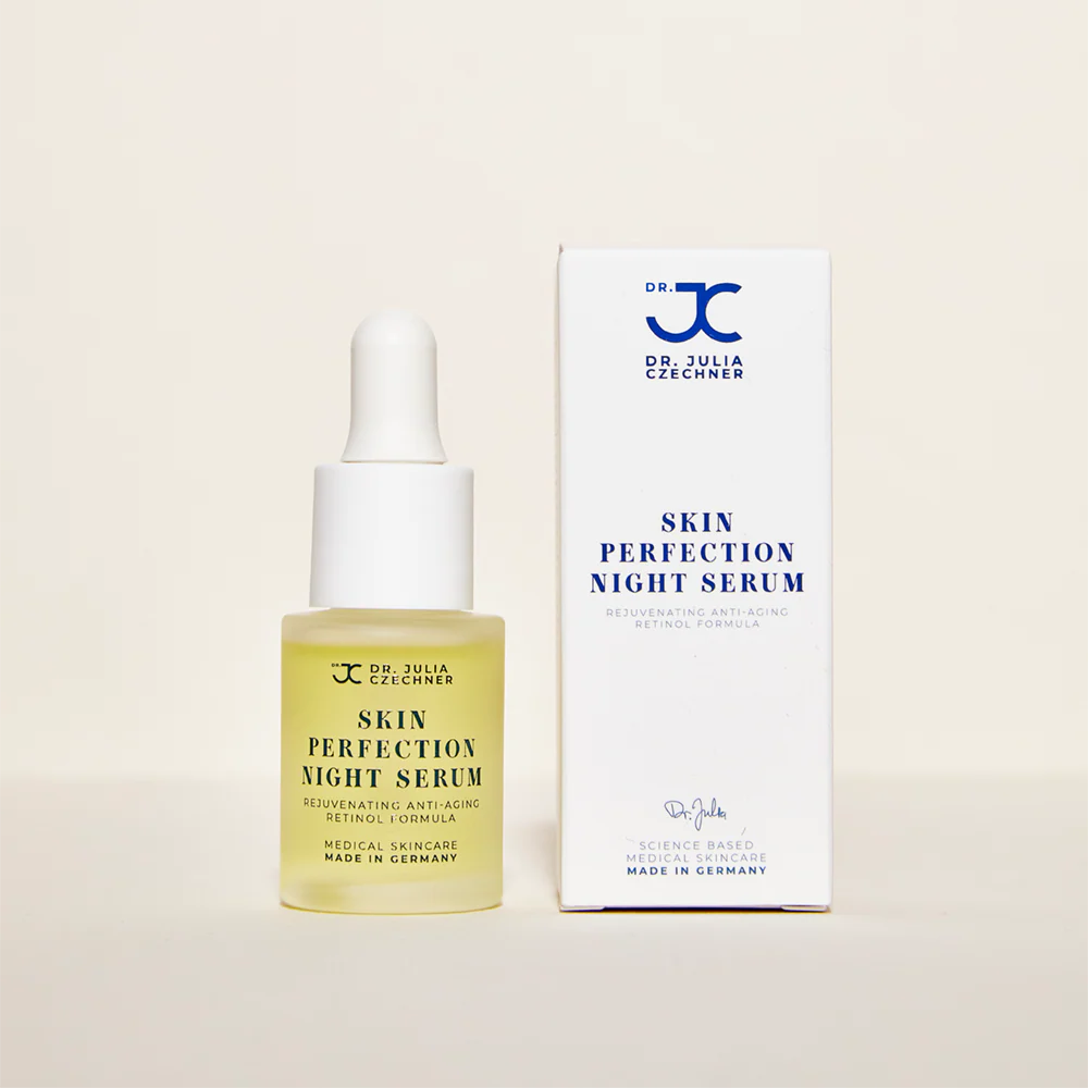 预 紧致提亮光泽淡色素 德国Dr. Julia 臻致晚间亮白淡纹精华15ml