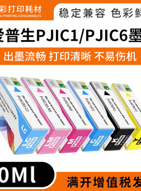 适用爱普生PP-50 PP-50BD PP-100光盘印刷刻录机PJIC6-PJIC1墨盒