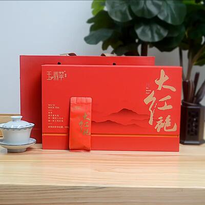 武夷山大红袍茶叶官方正品中足火