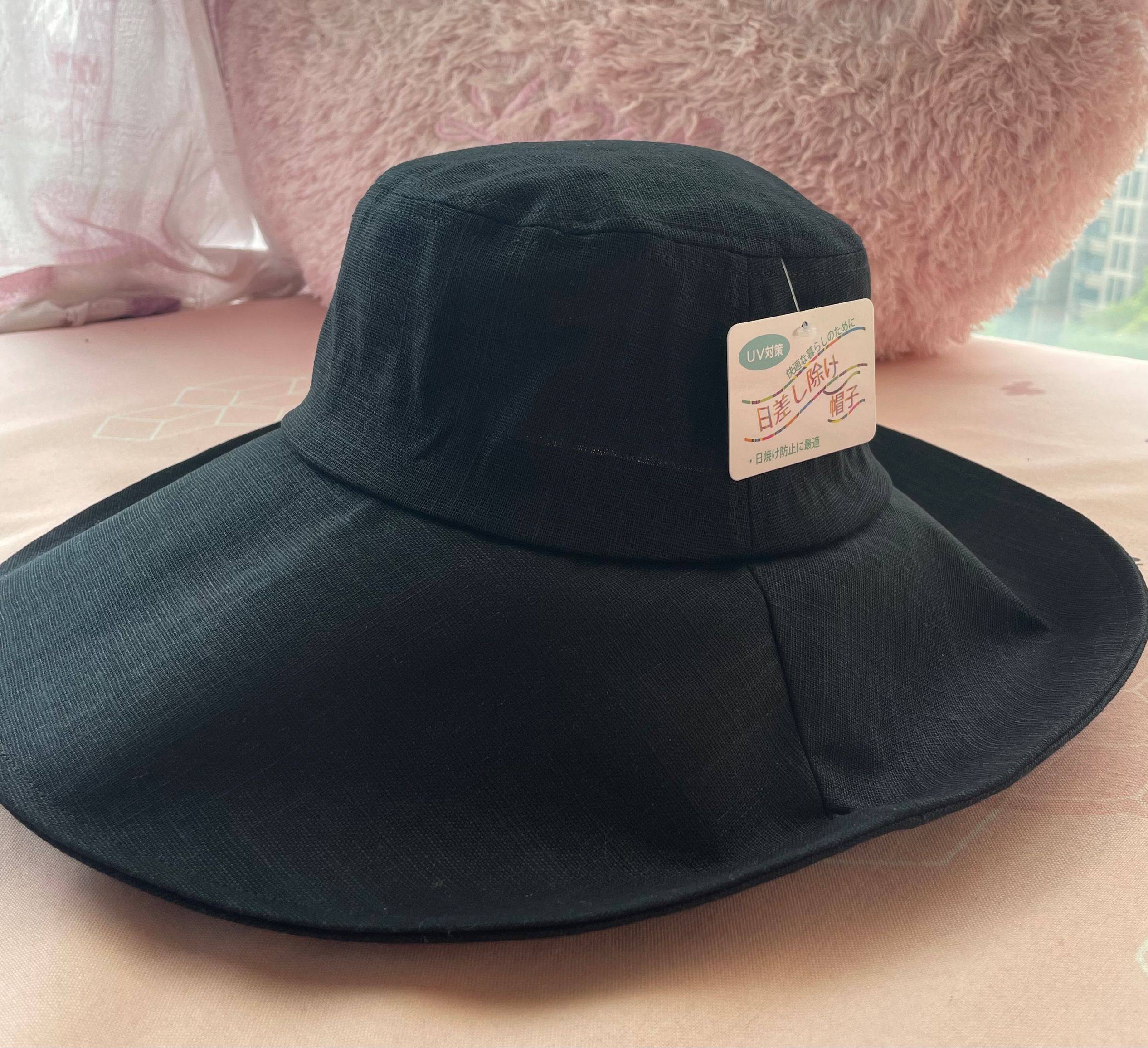 休闲风可折叠可调节防晒遮阳帽