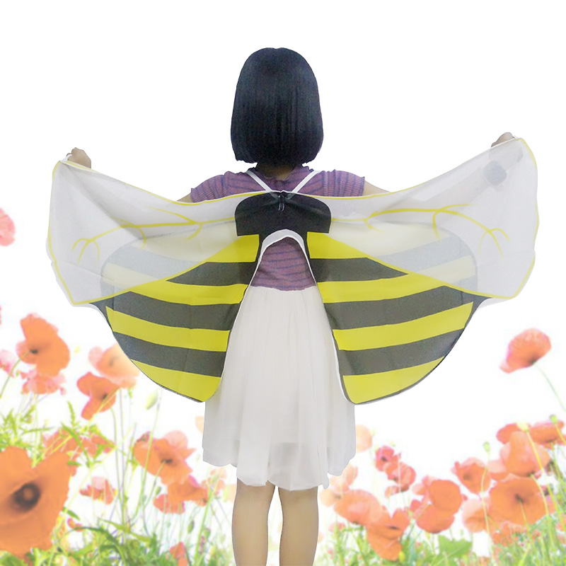 大人儿童瓢虫昆虫表演翅膀