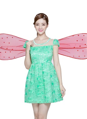 儿童大人蜻蜓精灵翅膀奇妙仙子天使仙女节日拍照舞蹈表演出道具