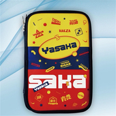 亚萨卡太空人双层乒乓球拍套拍包